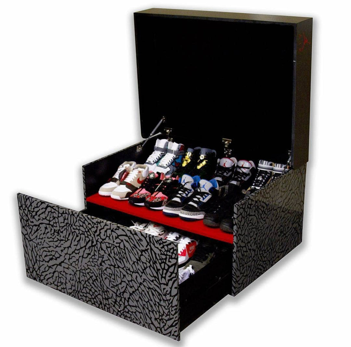 Large jordan shoe box storage best sale