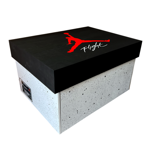 cement Jordan shoebox storage organizer giant shoebox